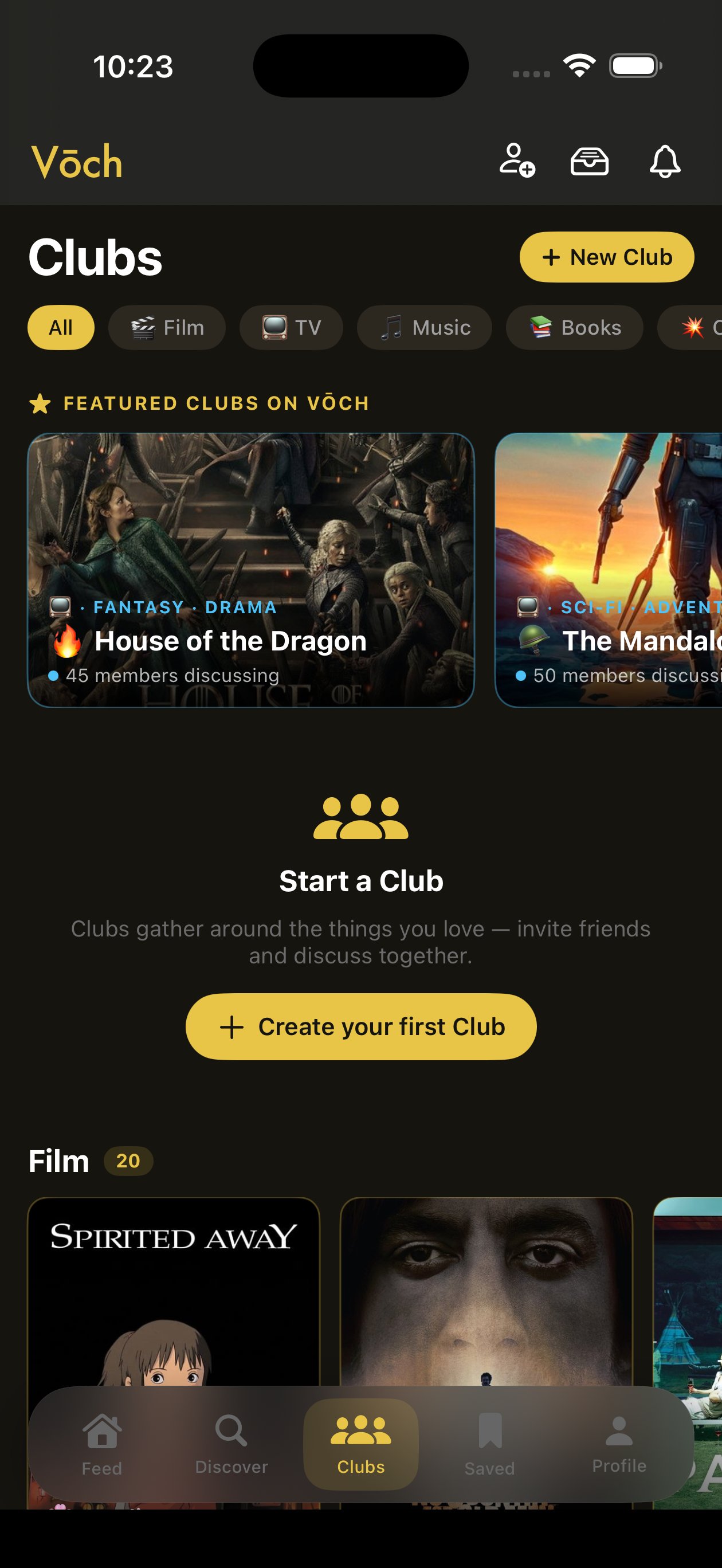 Vōch clubs